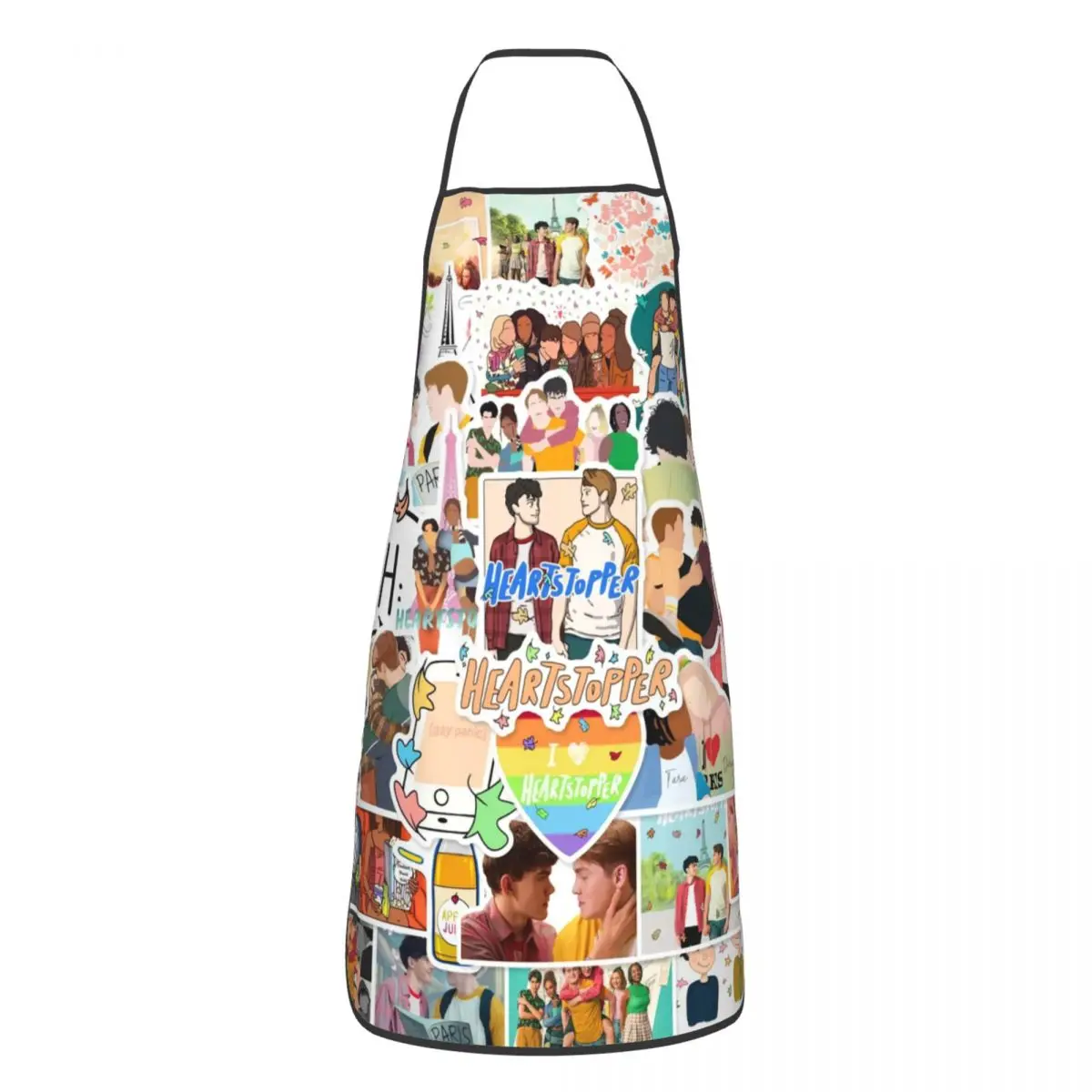 

Смешные фартуки от сердечного коллажа для мужчин и женщин, для взрослых, унисекс, кухонный нагрудник шеф-повара, фартук для кухни, Живопись Выпечки
