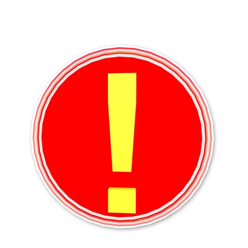 

Fashion Warning Sign Car Stickers Accessories Bumper Decal JDM Car Sticker DIY Car Styling Auto Accessories Window Windshield