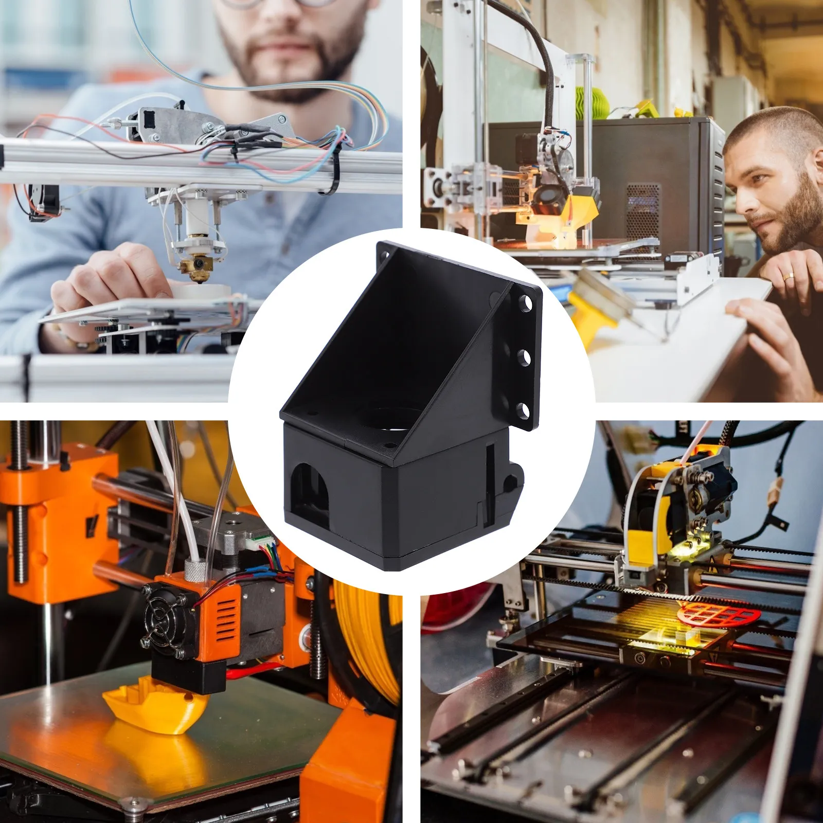 

Комплект для 3D-принтера: экструдер MK8, подача филамента 1,75 мм, модернизированные запасные части для экструдера, улучшающие давление при подаче филамента