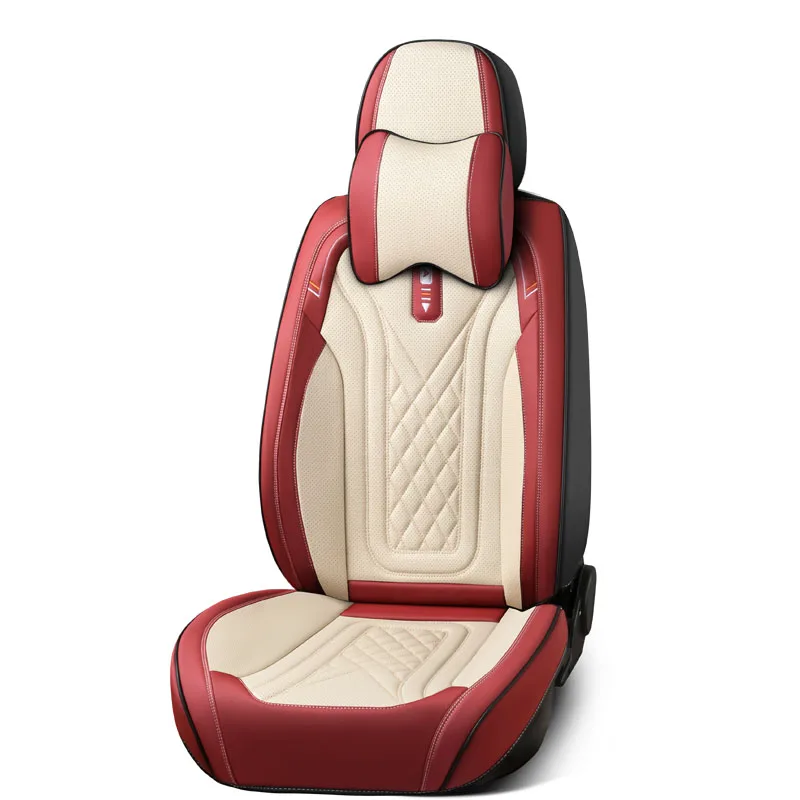 Easy To Clean Universal 360 All-inclusive Seamless PU PVC Knitted Health Care Car Seat Covers