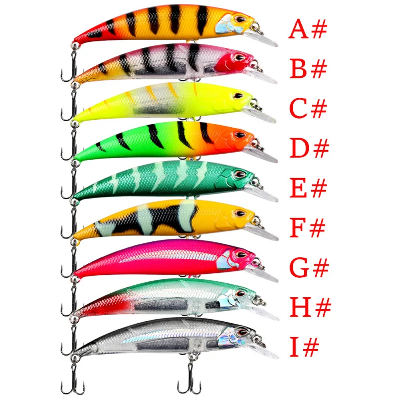 ، غرق أسماك لوا Lure7cm/9g لمسافات طويلة صب الصيد البحري صيد الأسماك في المياه العذبة Bluefish الماكريل