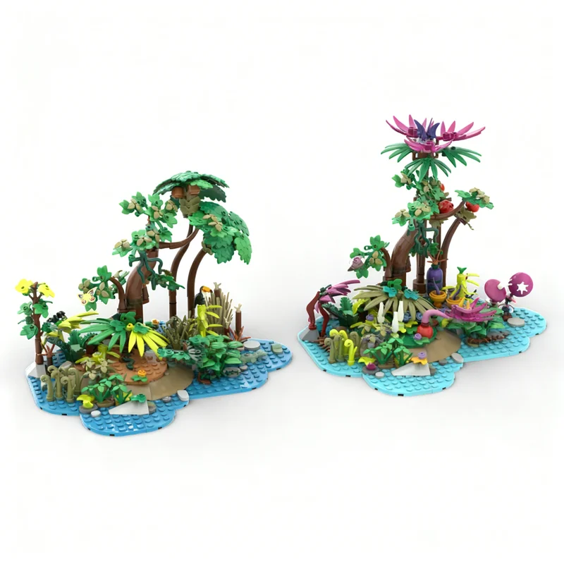 Kids Toys Amazon - 850pcs MOC Jungle Island Amazon Avatar