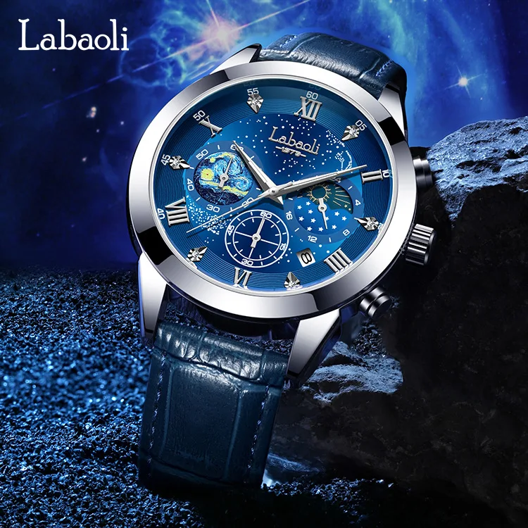 New men's watch, multi-functional luminous men's watch, quartz watch, best-selling; new women's gift for women.Women's Gifts