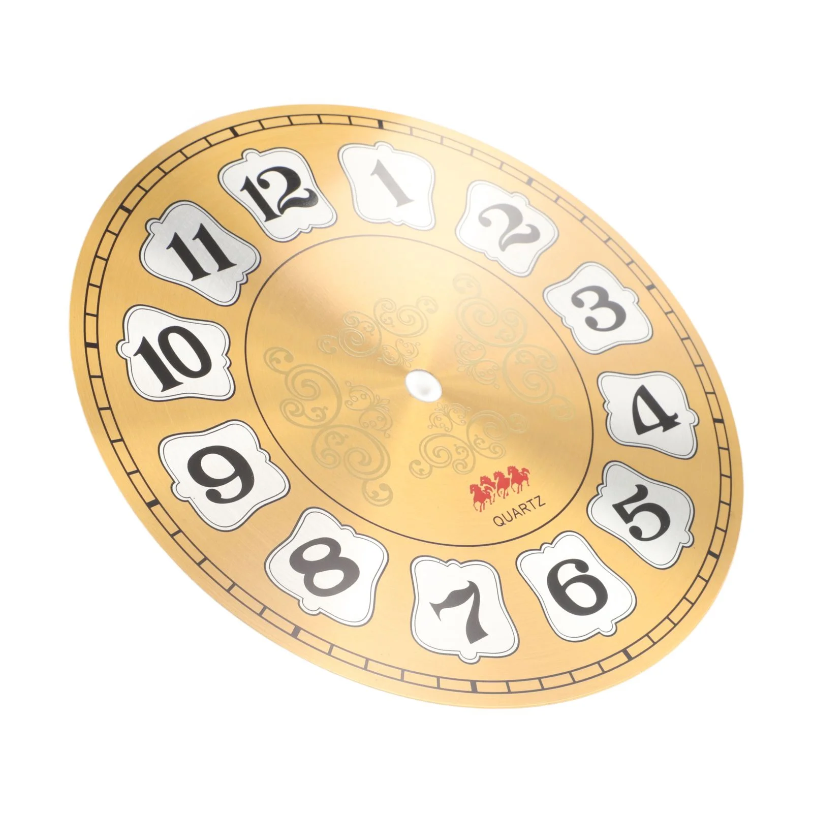 Living Room Decor Arabic Numeral Clock Decorative Wall Clock Elegant Design Clock Arabic Numerals Sophisticated Style