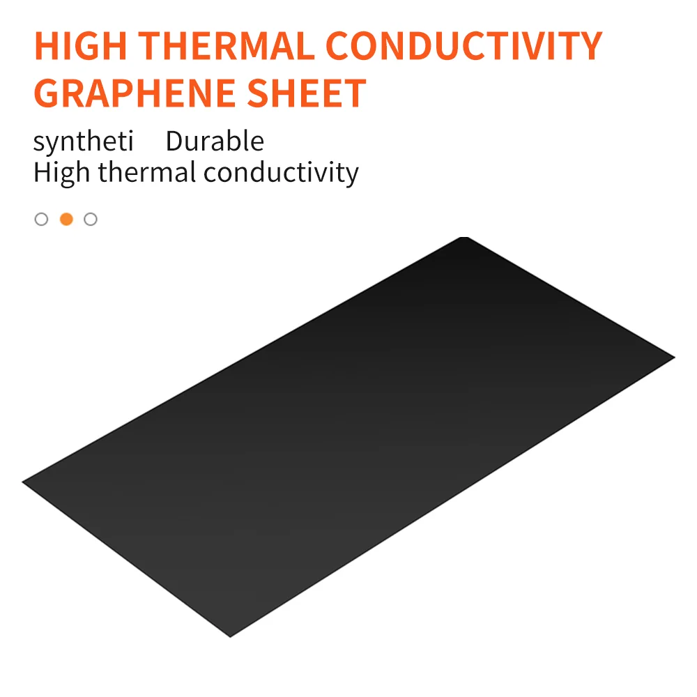 LUXIANZI 0.12mm Graphene Heatsink Conducting Thermal Pad 180*300mm Computer Phone GPU CPU VGA Heat sink Cooling Mat Gasket