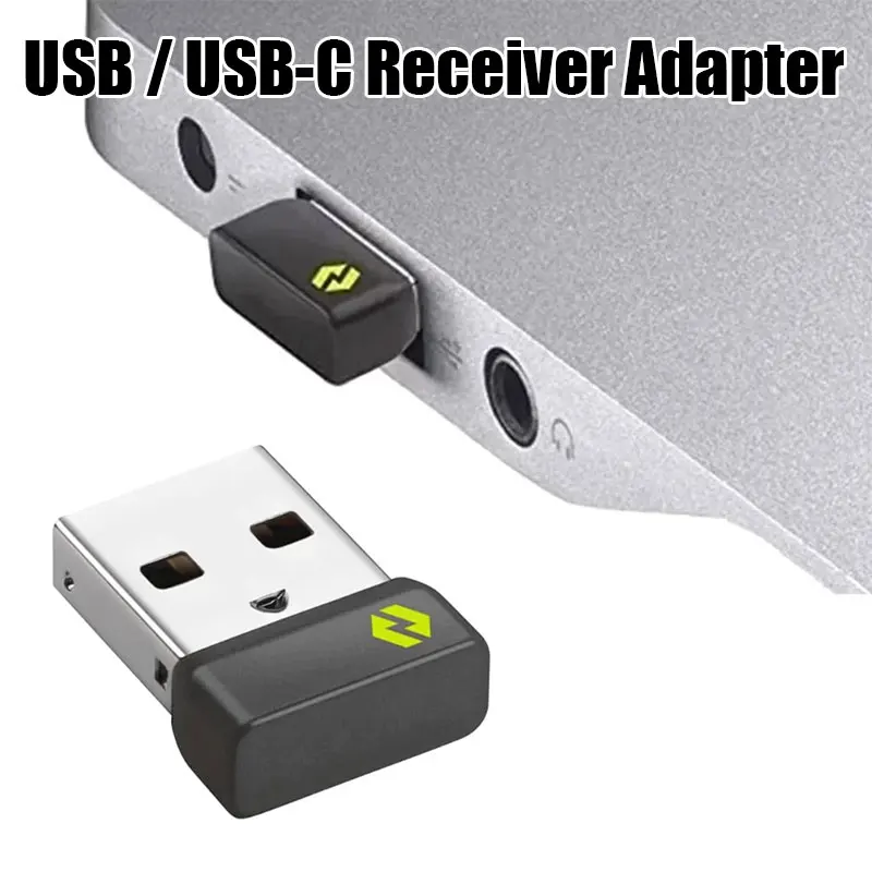 Wireless USB/USB-C Receiver Adapter Fit for Logi Bolt Mouse and Keyboard MX Keys mini、K860、New LIFT VERTICAL Wireless Receiver