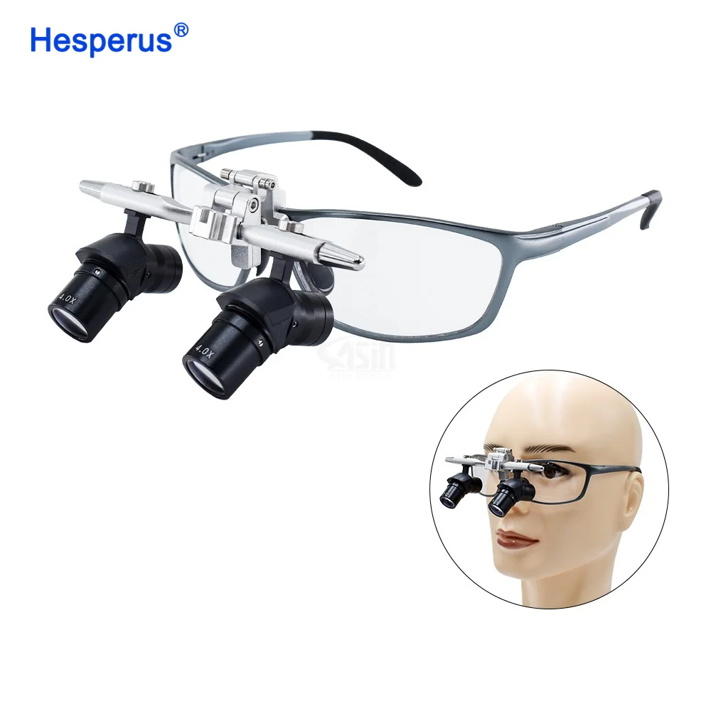 

Ден Таль Эрго2 48. ° Оптические лупы 4-кратная лупа для оральной хирургии, предотвращающая изгиба и снижение вмятин головы, инструмент для изменения