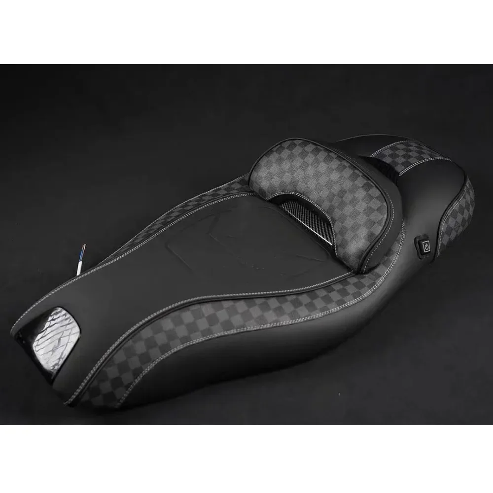 Motorcycle Modified Seat Cushion Sports Seat Lumbar Support Waterproof Seat bag Suede Leather New For Zontes 350M M350 350 M