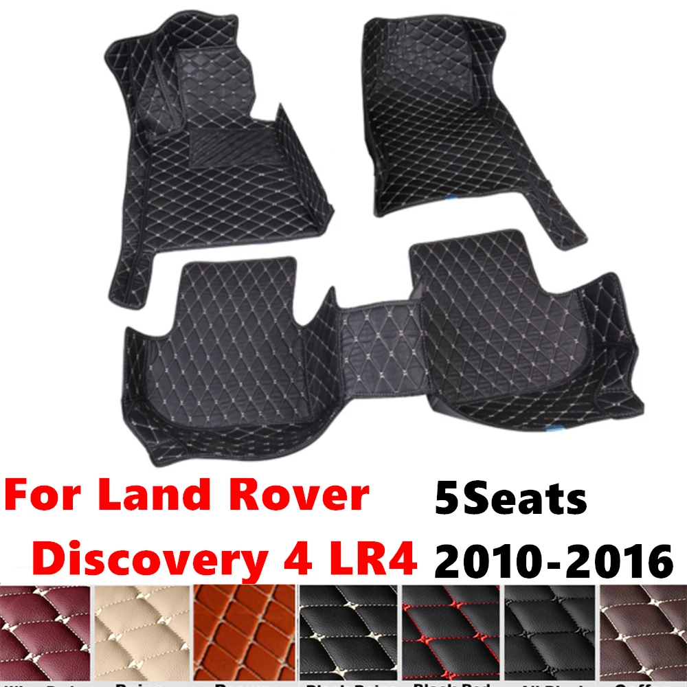 

Автомобильные коврики для Land Rover Discovery 4 LR4, 5 сидений, 2016, 2015, 14-2010, индивидуальная посадка, передняя и задняя напольная подкладка, накладки, запчасти