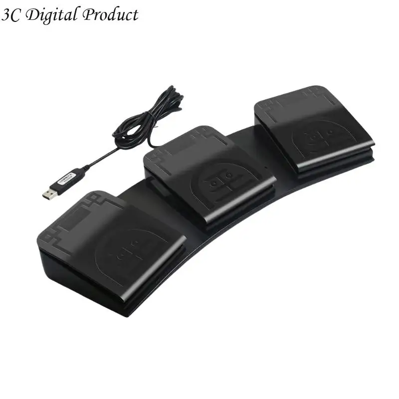 

Эргономичные USB -педали переключателей для педалей для ног для управления мультимедиа Q84A Q84A
