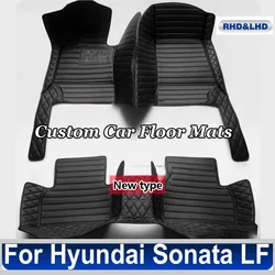 Car Floor Mats For Hyundai Sonata LF 2015 2016 2017 2018 Rugs Dash Carpets Cargo Liners Pads Interior Accessories Styling Covers