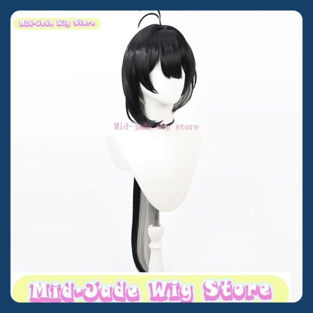 Mid-jade peruca loja wuthering ondas feminino rover cosplay peruca anime jogo rpg festa de halloween peruca sintética
