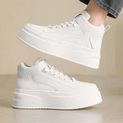 New Exquisite Men's Sneakers Fashion Personality Simple Casual Shoes Thick soled Increased Breathable Running Sneakers