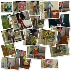 Quality Monstering High Doll for30cm doll Dressing Soft Casual Wear Handmade Clothes Outfit Doll Clothing Girl Toys Set