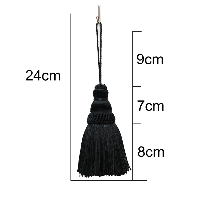 1Pc Tassel Fringe Sewing Bang Tassel trim Garment Decoration Key Tassels for DIY Embellish Curtain Accessories  Hanging Rope
