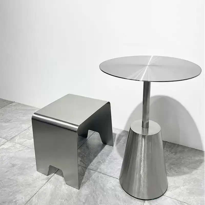 & Stainless Steel Modern Minimalist Coffee Table Disassembly Feature Internet-famous Commercial Restaurant Use Tea Table Table