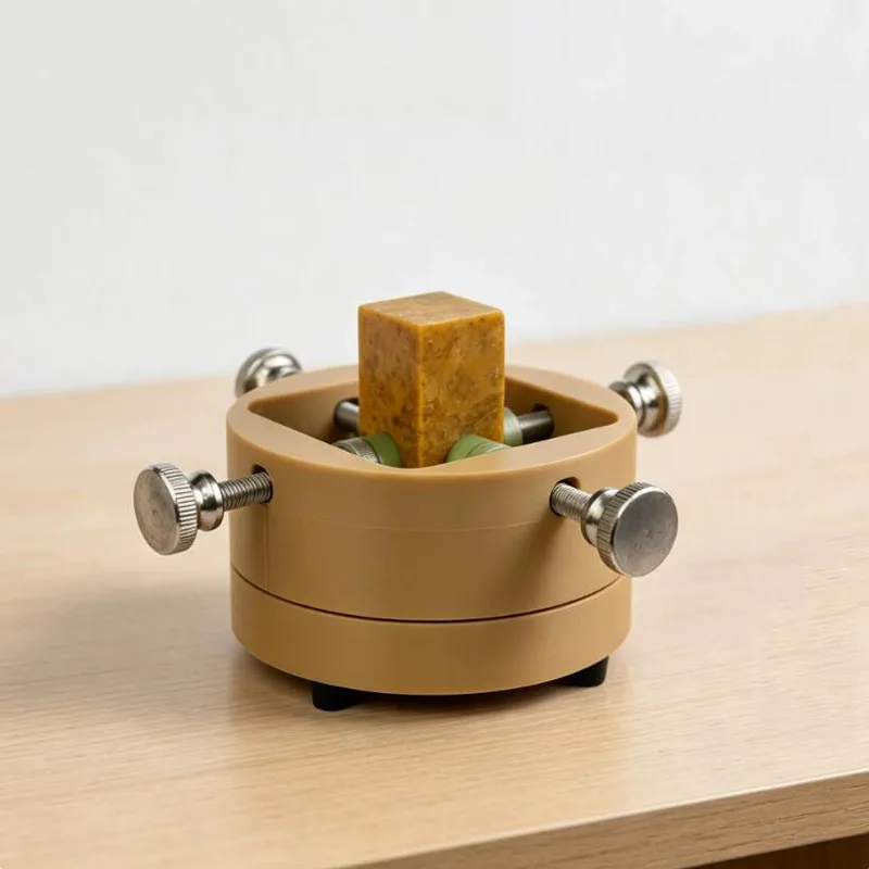4‑Axis Integrated Seal Engraving Rotary Vise 360° Rotating Stamp Holder Clamp for Stones 8‑50mm Engraving Fixture