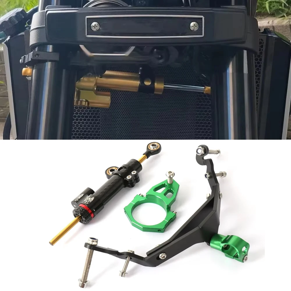 ملحقات جديدة للدراجات النارية Kawasaki Z900RS z900rs Z 900 RS 2018-2024 مجموعة دعامة مثبط مثبت التوجيه