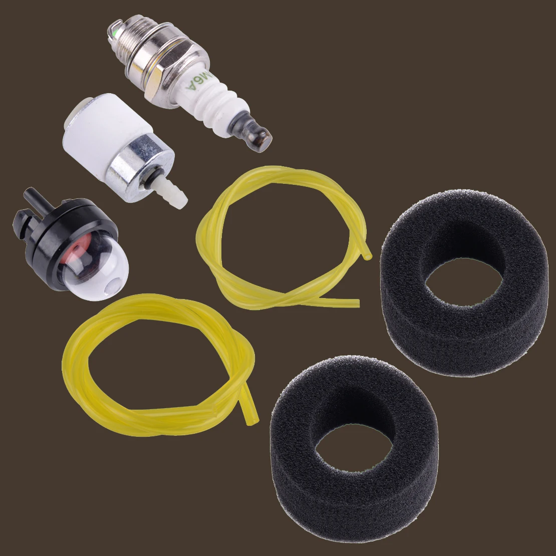 LETAOSK Air Filter Fuel Line Kit Fit for Bolens BL410 BL100 Yardman 121R 122R Tiller Trimmer 703363262565 781-682039