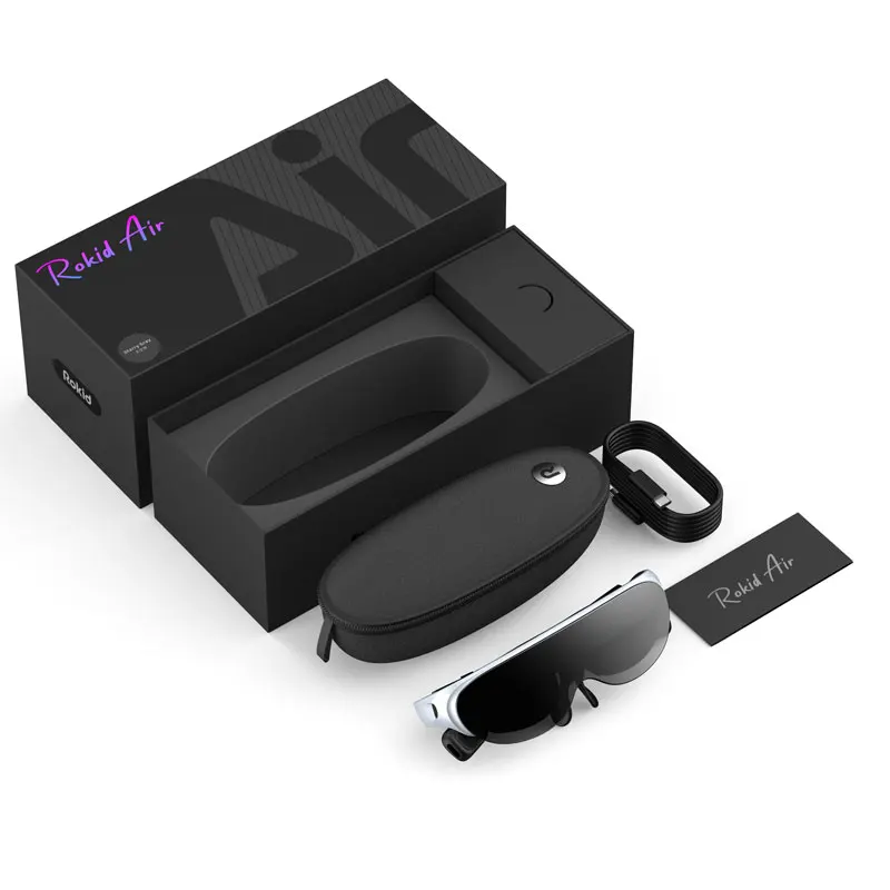 Rokid Air AR Glasses All In One Vr Headset Metaverse 4K Private Label  3D   