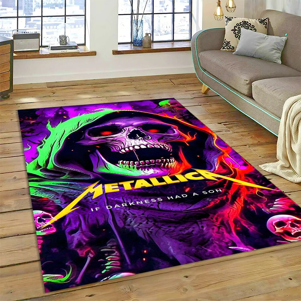 27 Style Band M-Metallicas James Hetfield Cartoon Carpet Rug for Home Living Room Bedroom Sofa Doormat Decor,Area Rug Non-slip