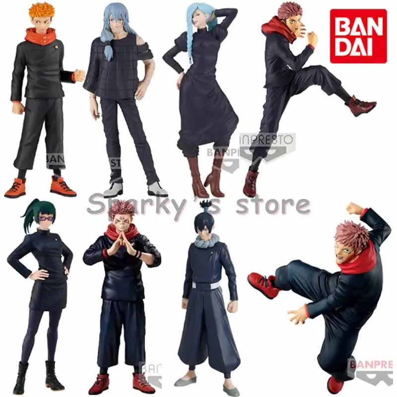 Bandai Original Jujutsu Kaisen Anime Figure Mahito Kokichi Muta Meimei Action Figure Toys For Boys Girls Children Birthday Gifts