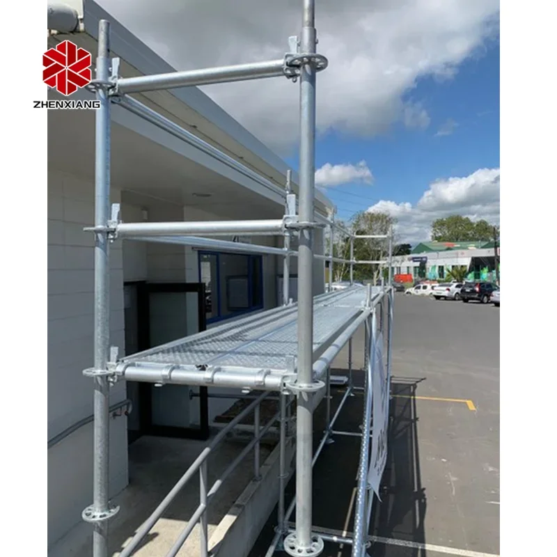 Zhenxiang Produttore professionale Ringlock Scaffolding Andamios Echaffaudage Echaffoldings Ring Lock per la costruzione