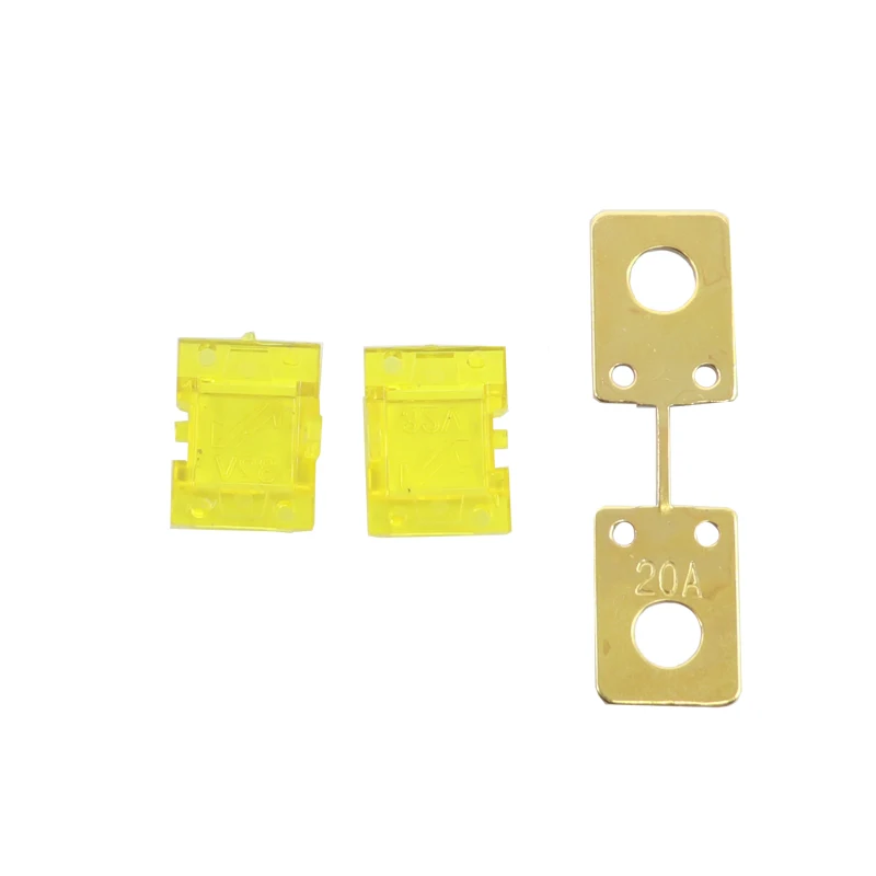 【10-2PCS】ANS FUSE 20A 30A 40A 50A 60A 70A 80A 100A 125A 150A 175A ANL Gold Plated Stud Car Fuses Mini Car Stereo Audio AFS Fuse