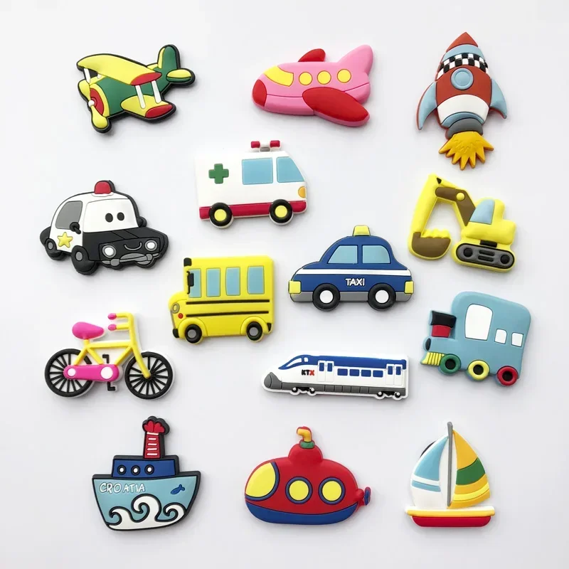 Creative Cartoon Pvc Fridge Magnets Zoon Animakl Magnetic Toyd Toddler Souvenir Refrigerator Magnets Home Decor Magnetic Sticker