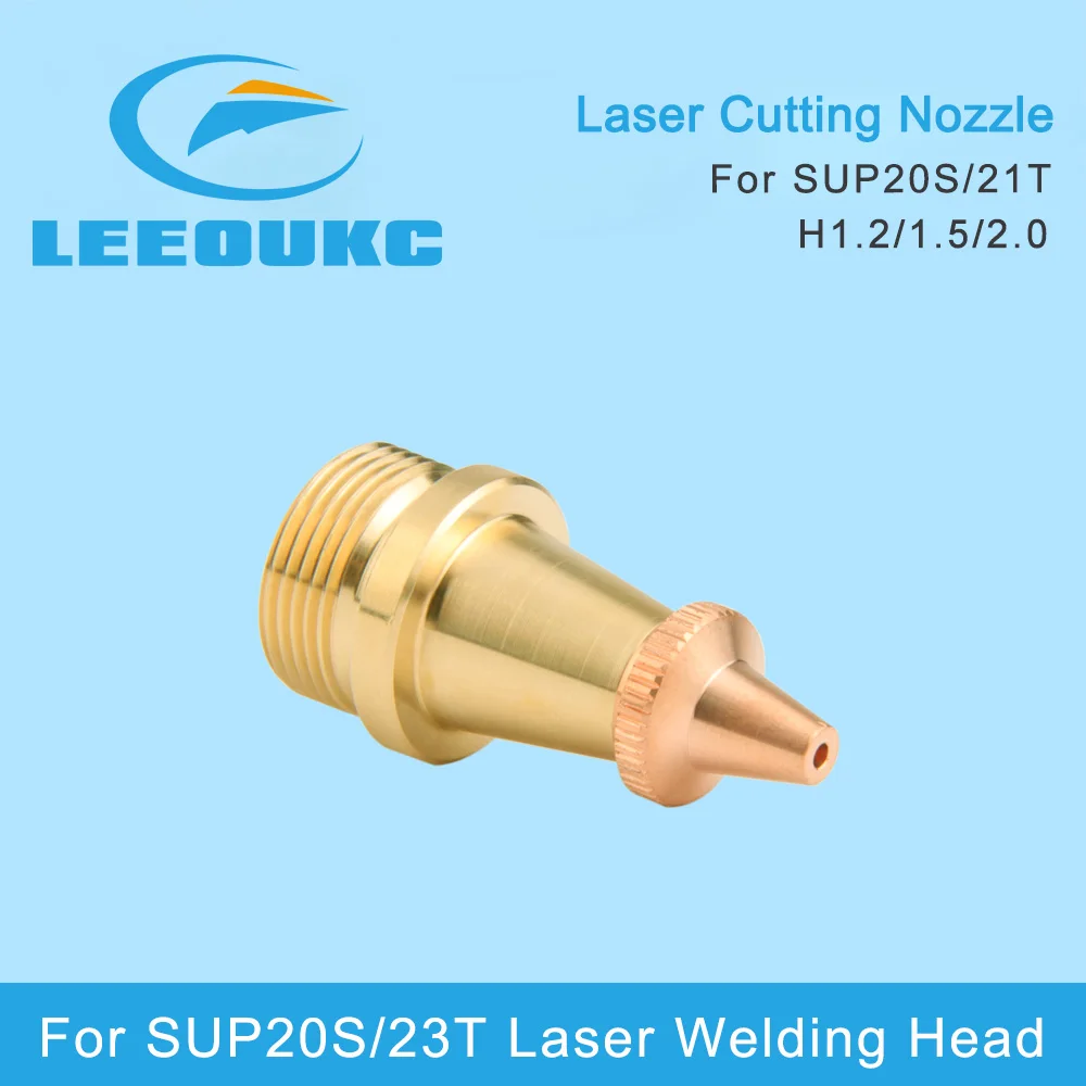 Imagem -05 - Leeoukc-bico de Soldagem a Laser Rosca de Mão M16 Bico de Corte para Sup20s Sup23t Cabeça de Laser de Fibra 1.2 mm 1.5 mm mm 10 Pcs Lot