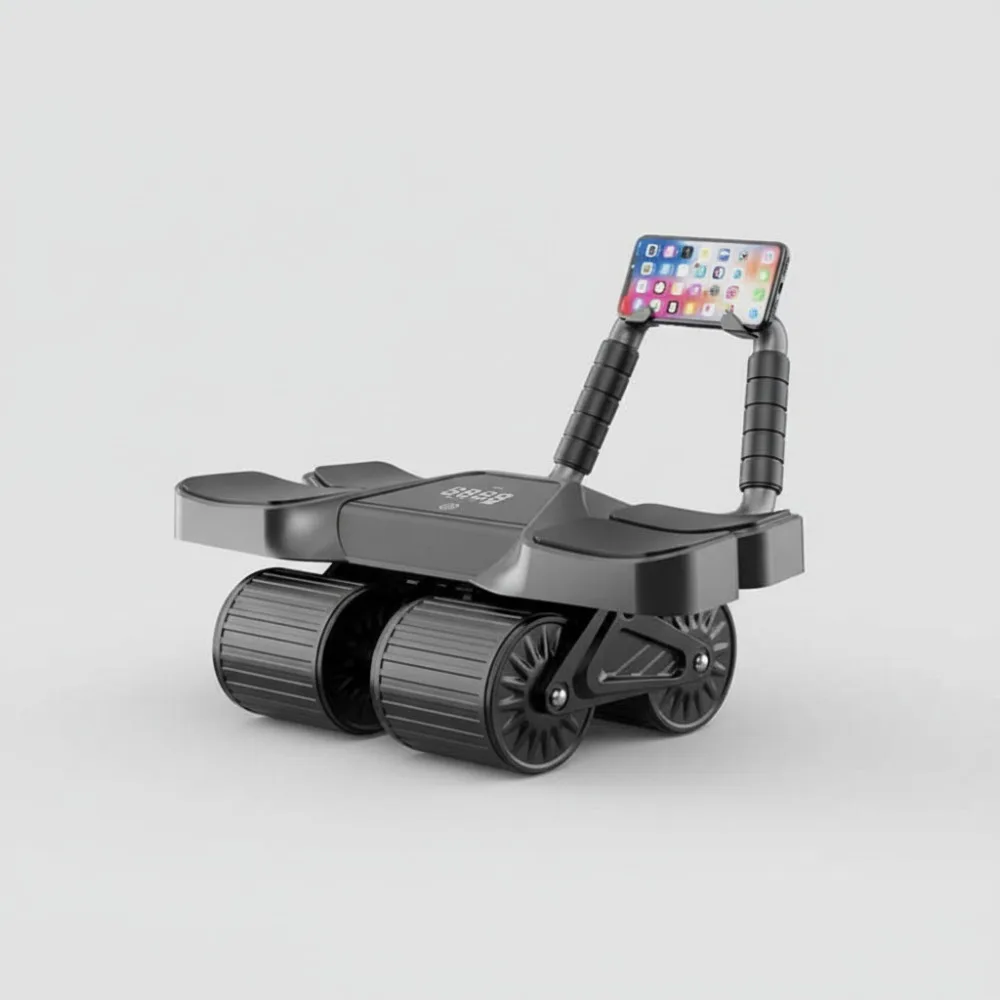 

Профессиональное роликовое колесо для пресса с эспандерами — оборудование для тренировок всего тела для домашнего спортзала, фитнеса