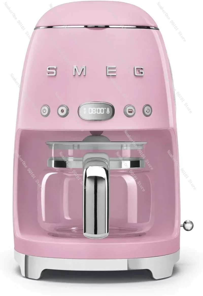 Retro Pink Drip Coffee Machine