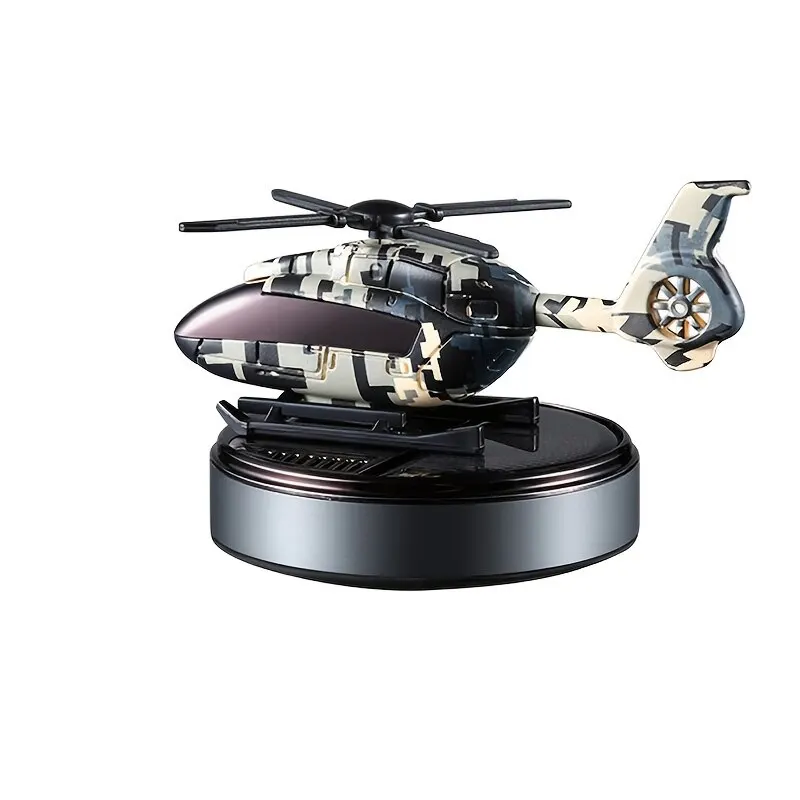 Car Air Freshener Solar Helicopter Interior Accessories Decoration Propeller Rotating Auto Flavoring Perfume Diffuser Supplies image 6