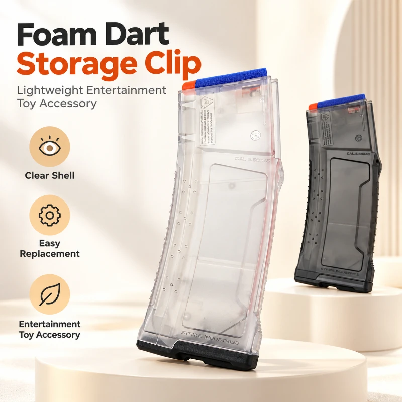 Convenient Reload Dart Storage Container, Solid Color Play Toy Spare Accessory for Hobby Use