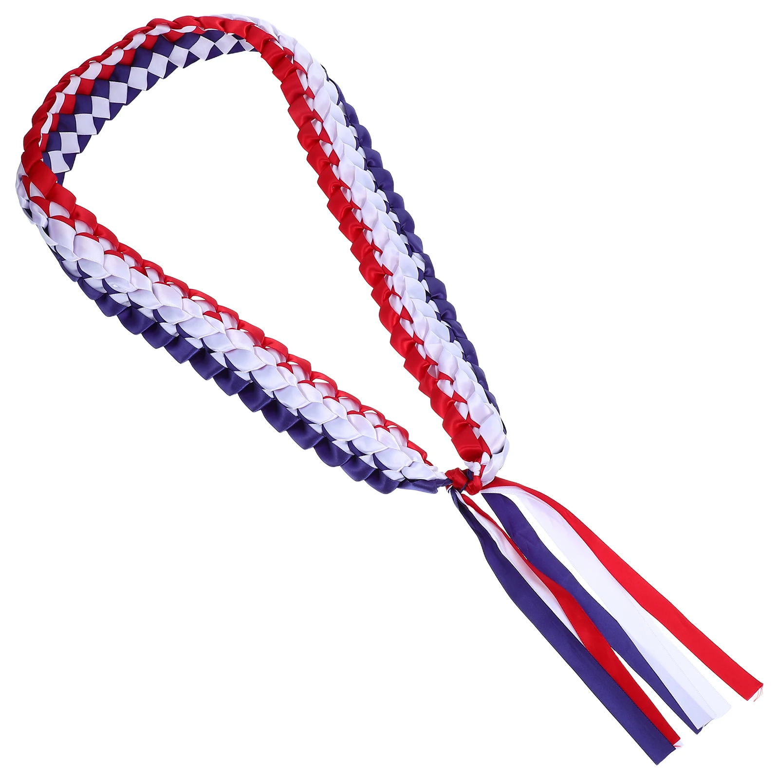 

Wreath Ribbon Honor Necklace Braided Graduation Cloth Party Decoration Celebration Leis