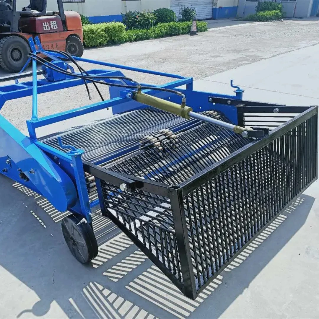 Tractor quarrying machine hydraulic flip type