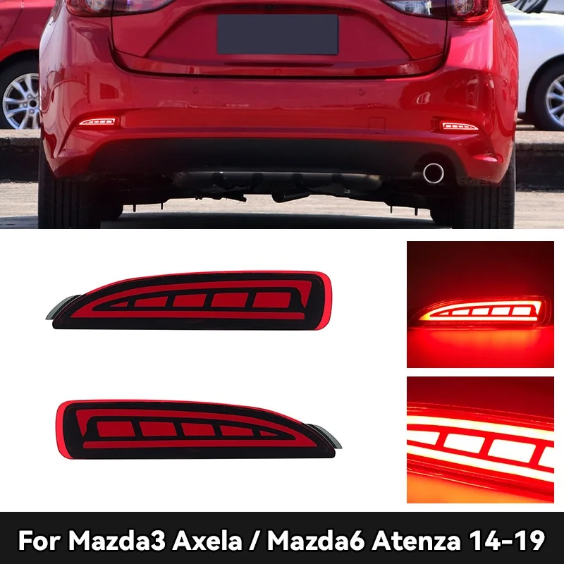 Rear Bumper Light Turn Signal Light Brake Light for Mazda 3 Axela Mazda 6 Atenza