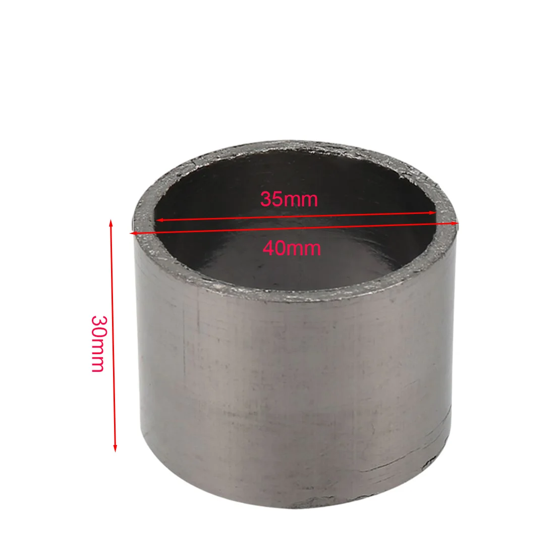 Motocicleta Silenciador Tubo De Escape Grafite Junta De Vedação Anel, Conector Silenciador Interno Dia, Moto Sujeira Pit Bike O-Ring, 30-55mm