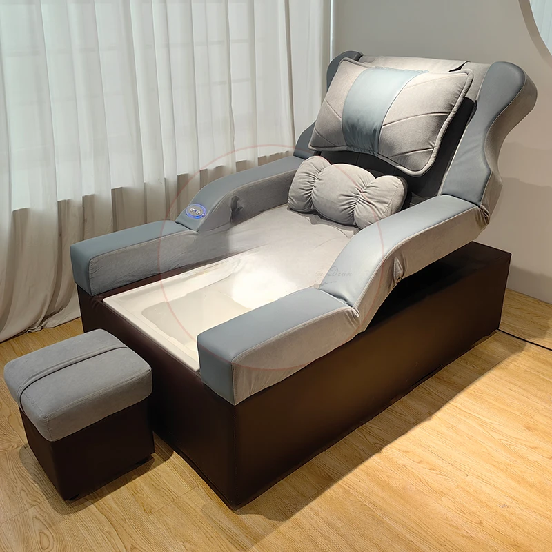 Sofa do kąpieli stóp, elektryczne łóżko do pedicure, integracja masażu SPA