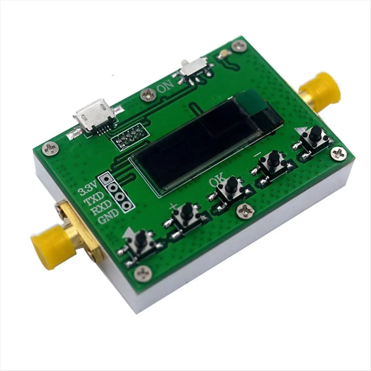 SWXF 6Ghz Digital Attenuator 30DB 0.25DB Step OLED Display Module for Ham Radio Amplifier Power Level