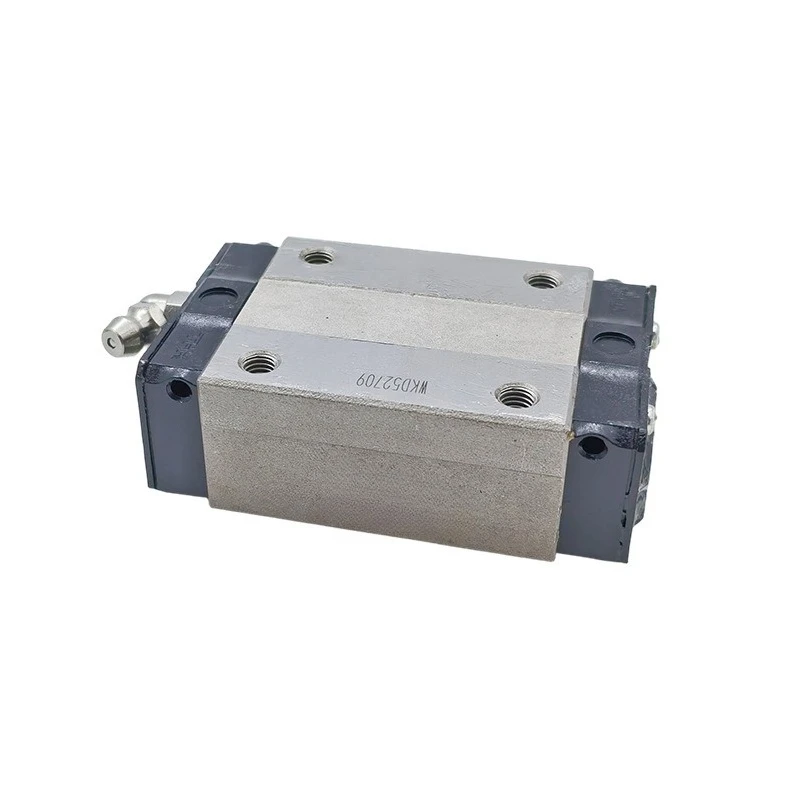 Linear guide slider, high precision high temperature corrosion resistance side pass
