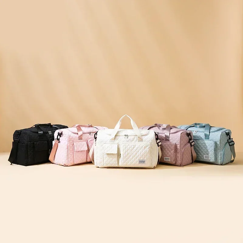 Oxford Solid Color Women's Travel Bags Zipper on Sale 2024 Hot Sale High Capacity Simplicity Multiple Pockets Free Shipping