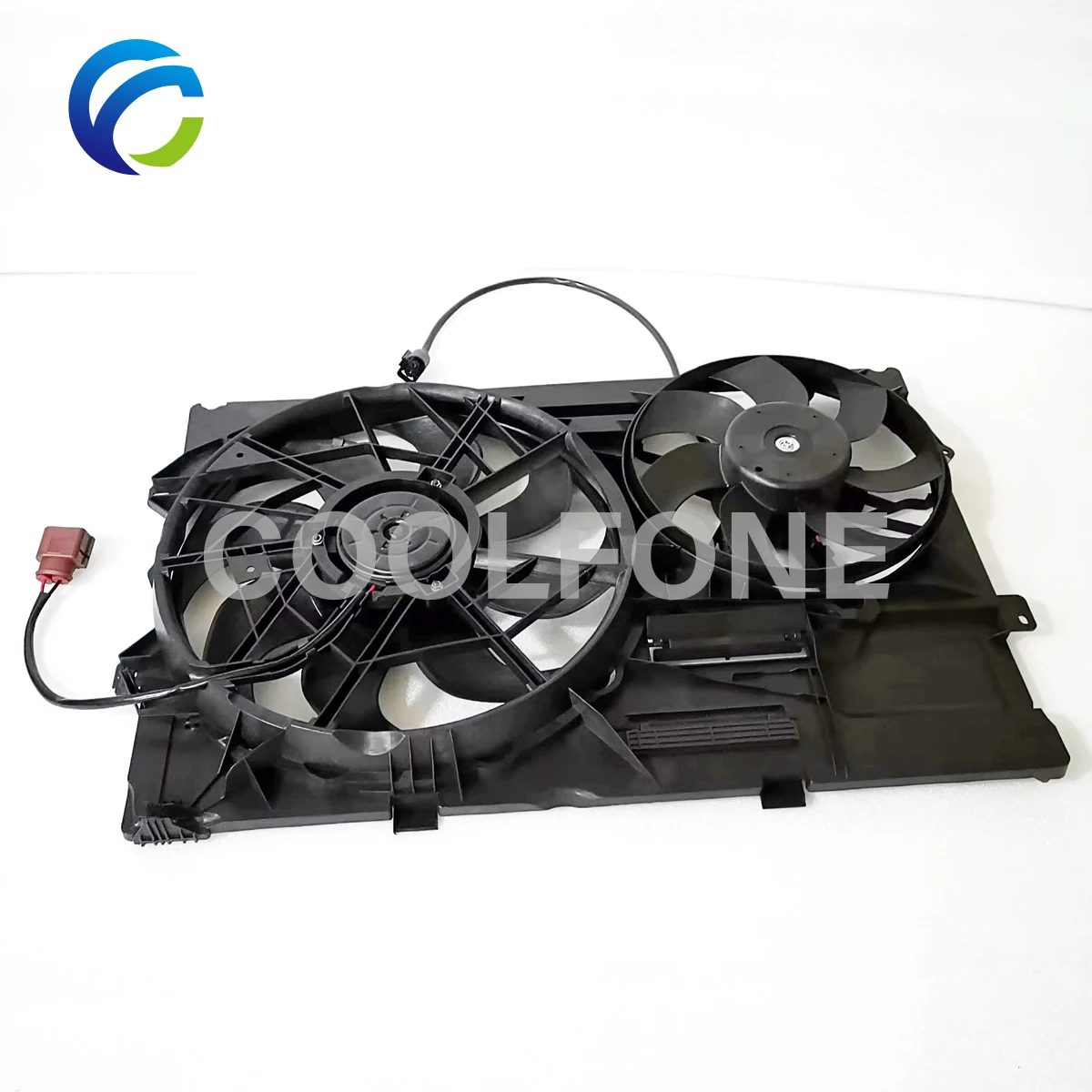 Electric Cooling Radiator Fan for VW Multivan T5 Transporter Shuttle Caravelle 03-09  1.9 TDI 2.5 TDI 7H0121201CN 7H0121201BQ