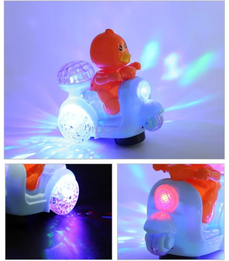 Children's electric dance, spinning, moving stunts, dogs with sound running lights, toy gifts