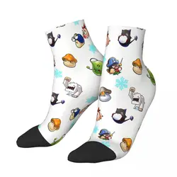 Mobs MapleStory Maple Story Ankle Socks Male Mens Women Autumn Stockings Harajuku