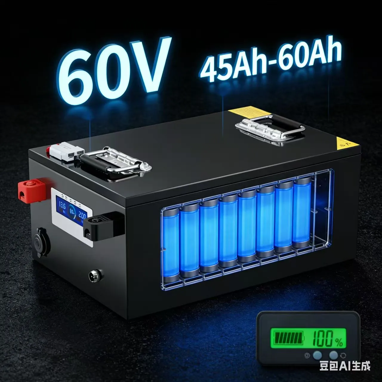 LiFePO4 60V Series Batteries (45Ah/50Ah/60Ah) – Expertly engineered for 3000W mini electric tricycles, adult electric mobility