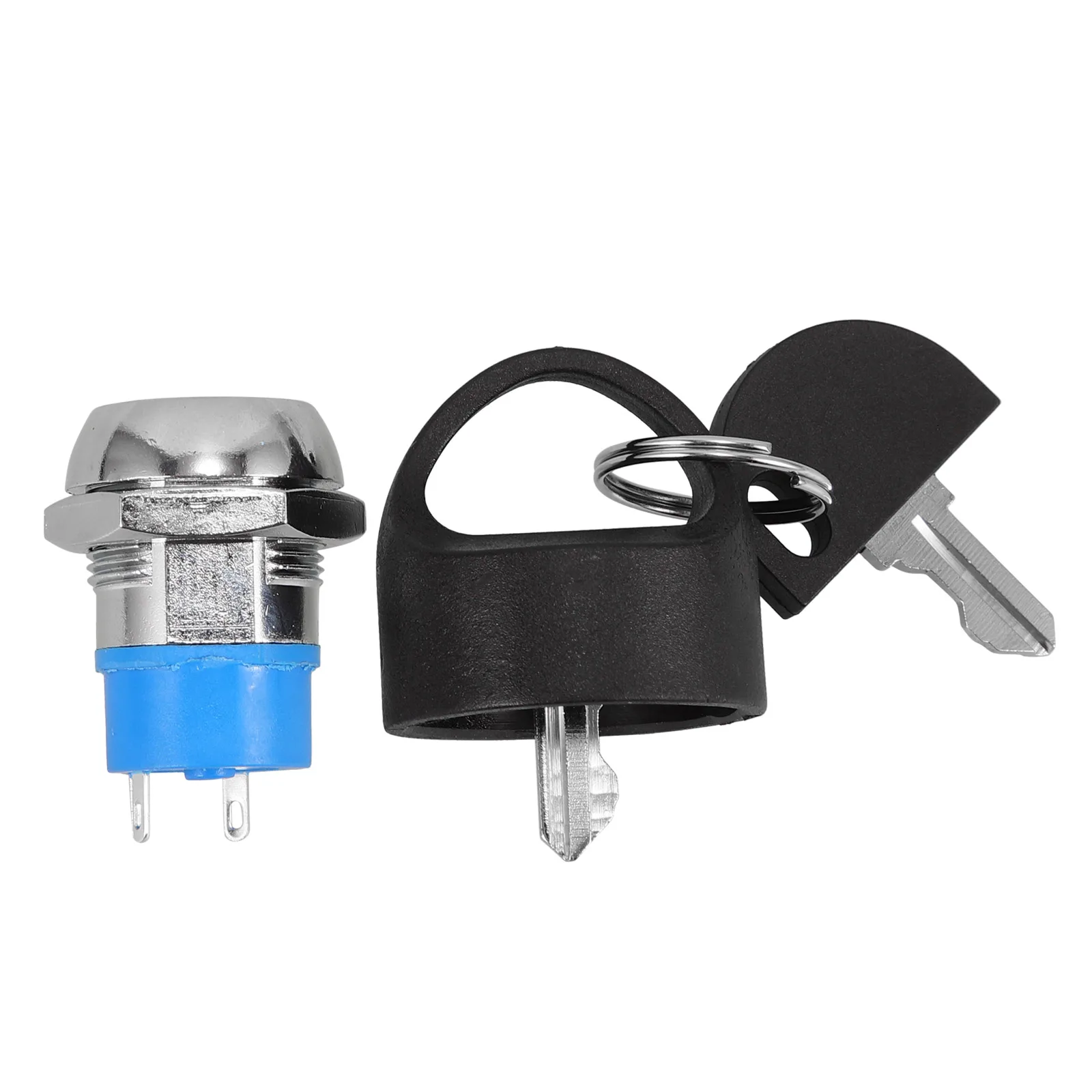 

Power Lock Ignition Switch Key Black CK2305 Cap Type Starter Replacement Atv Scooter Electric Bike Motorcycle Lock Core