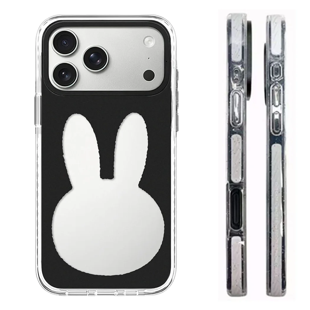 

Hollow Rabbit Acrylic Magnetic Case: Compatible with IPhone 17 16 15 14 13 12 Pro Max 17 Air