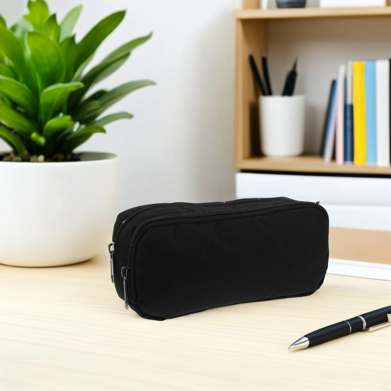 

Double Layer Pencil Case Large Capacity Oxford Cloth Stationery Organizer Bag for Students Aesthetic Pen Holder