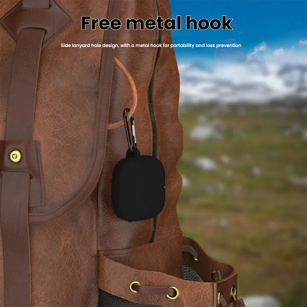 Huawei FreeBuds SE 2/3用ケース、クリーナーキット付き、ソフトシリコン保護ケース、ストラップ付き